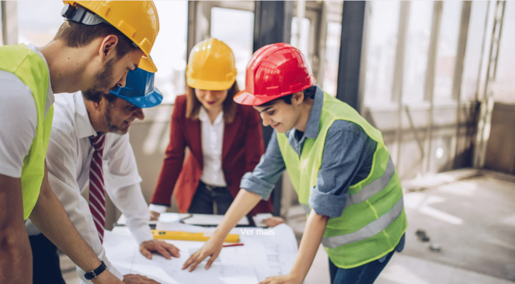 Imagem de industriais que trabalham com oerfirmance para o sucesso